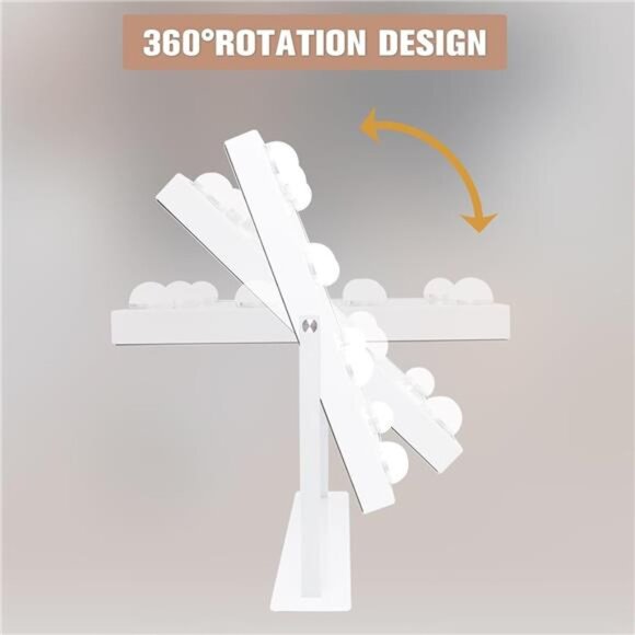 Vanity Mirror with Lights Hollywood Lighted Makeup Mirror with 9 Dimmable Bulbs - Picture 6 of 7